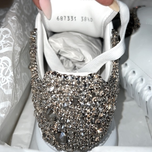 Alexander McQueen oversize sneakers with crystals. Size 38.5 - Picture 3 of 9
